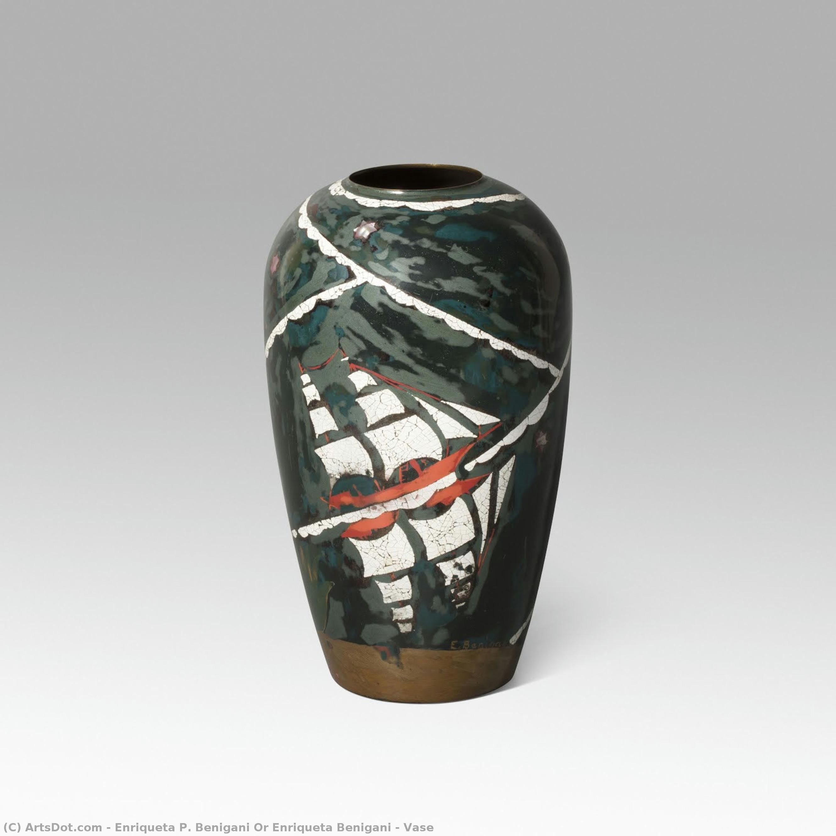 Vase — Enriqueta P. Benigani Or Enriqueta Benigani