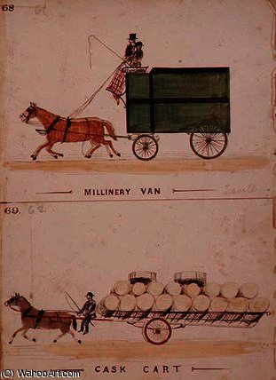 The Millinery Van And The Cask Cart — William Francis Freelove