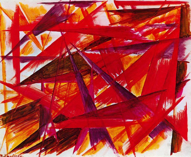 Rayonnisme Rouge — Mikhail Fiodorovich Larionov