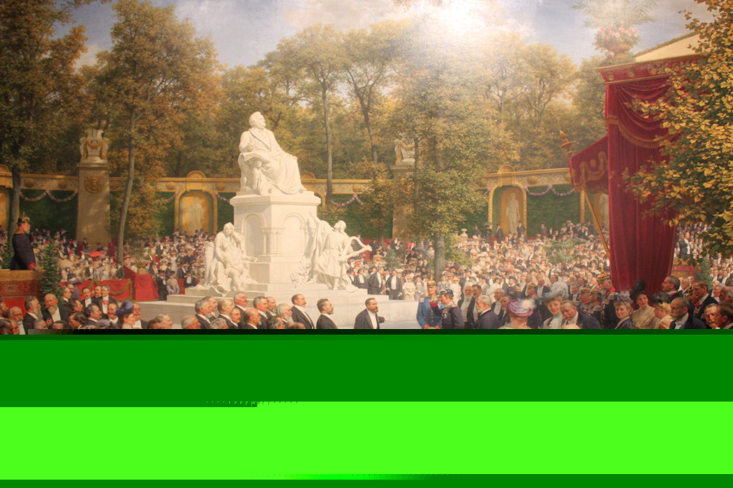 V. Werner Enthuellung Richard-wagner-denkmal Tiergarten Anagoria — Anton Von Werner