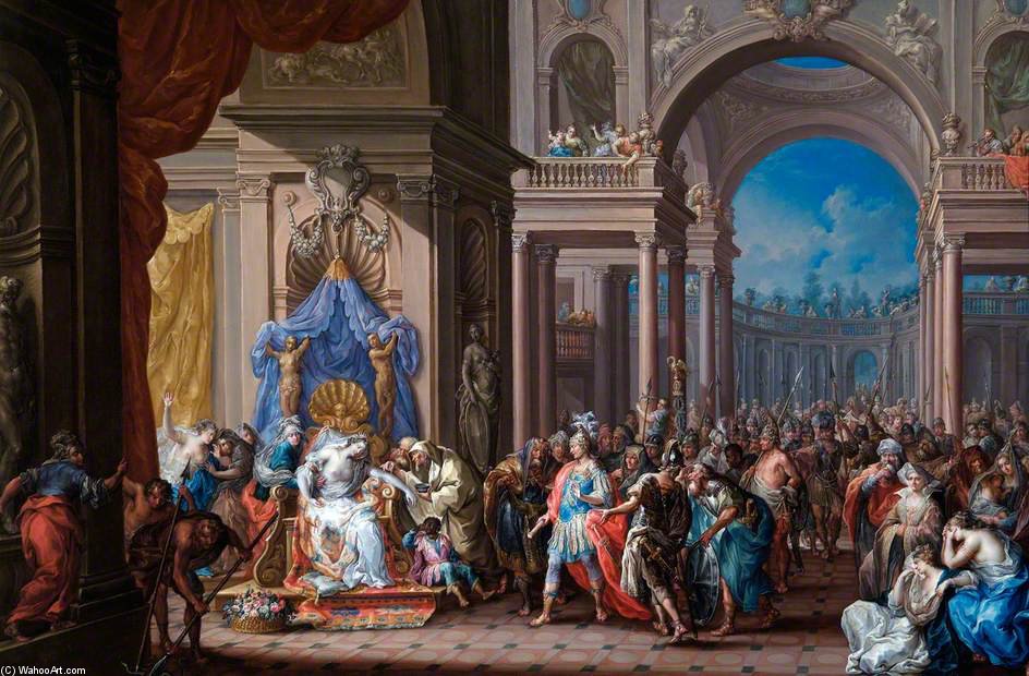 The Death Of Cleopatra — Johann Georg Platzer