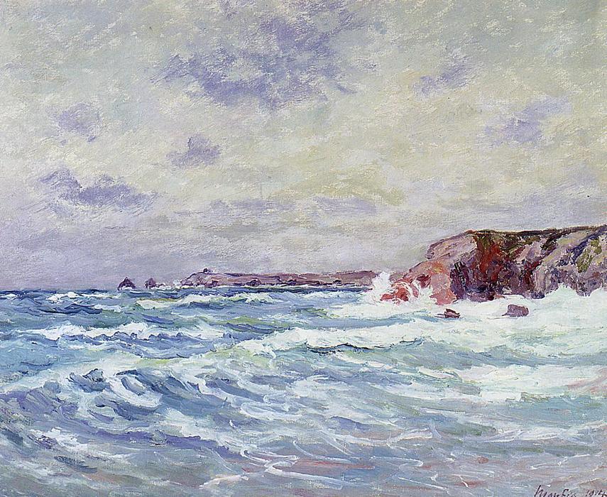 Port-bara (also Known As Near The Ile De Quiberon) — Maxime Emile Louis Maufra