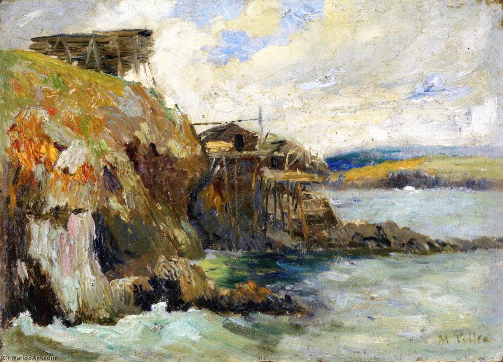 Fishing Stages, Newfoundland — Maurice Cullen