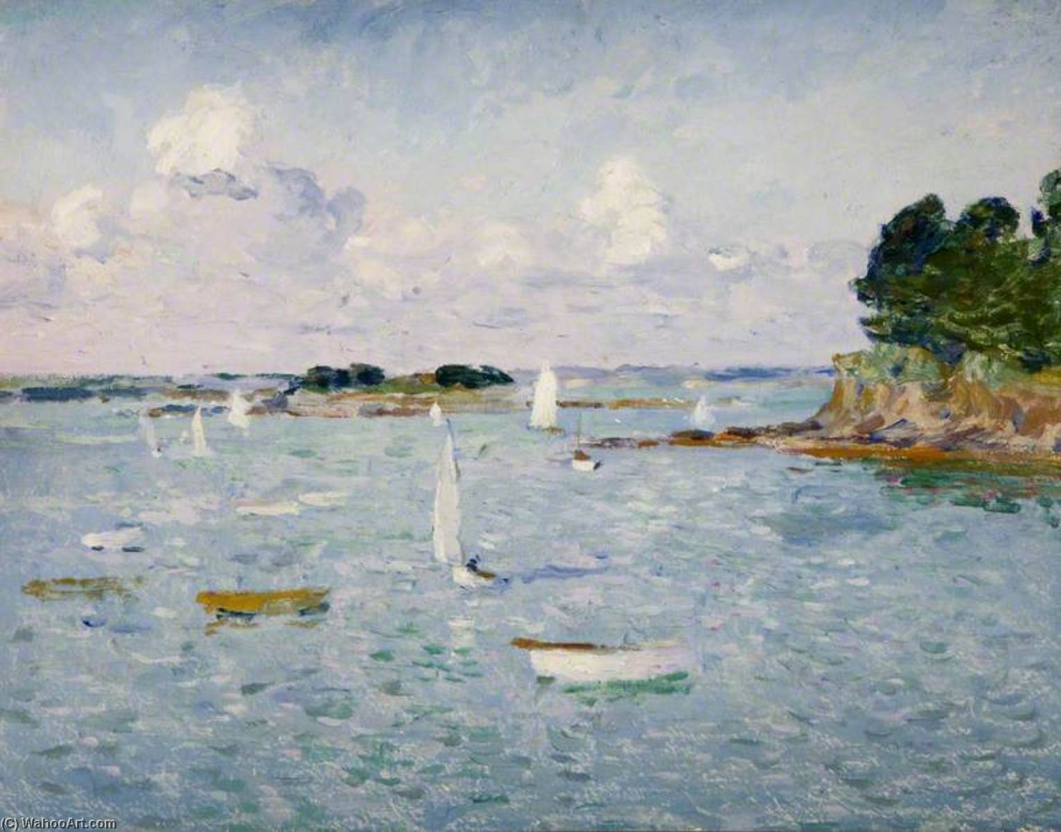 A Freshening Breeze, St Briac — James Bolivar Manson