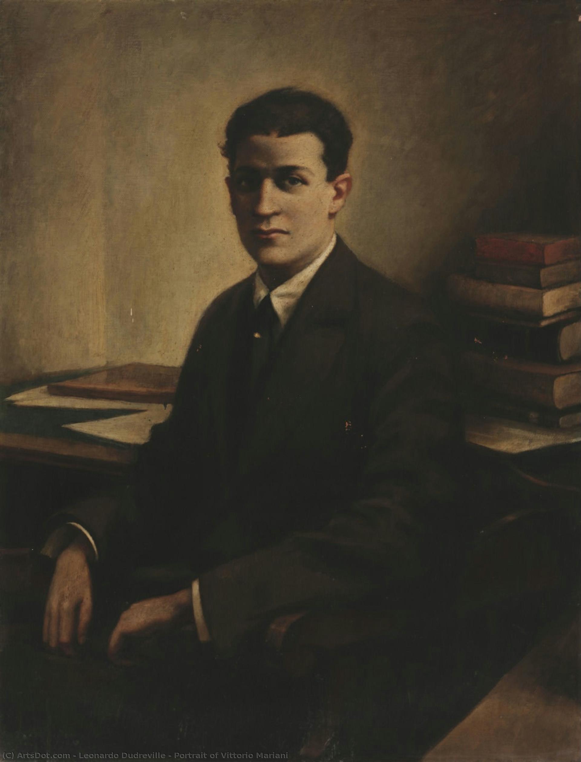 Portrait Of Vittorio Mariani — Leonardo Dudreville