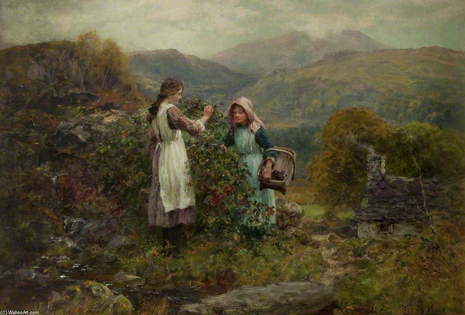 Blackberry Gatherers — Henry John Yeend King