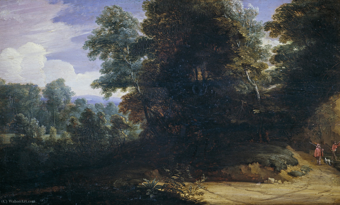 Landscape With Hunter — Lodewijk De Vadder