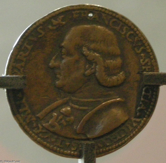 Cristoforo Foppa Detto Caradosso, Francesco I Sforza Recto — John Christopher Matthew Foppa (caradosso)