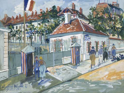 The Lourcine Barracks, Boulevard De Port Royal, Paris — Maurice Utrillo
