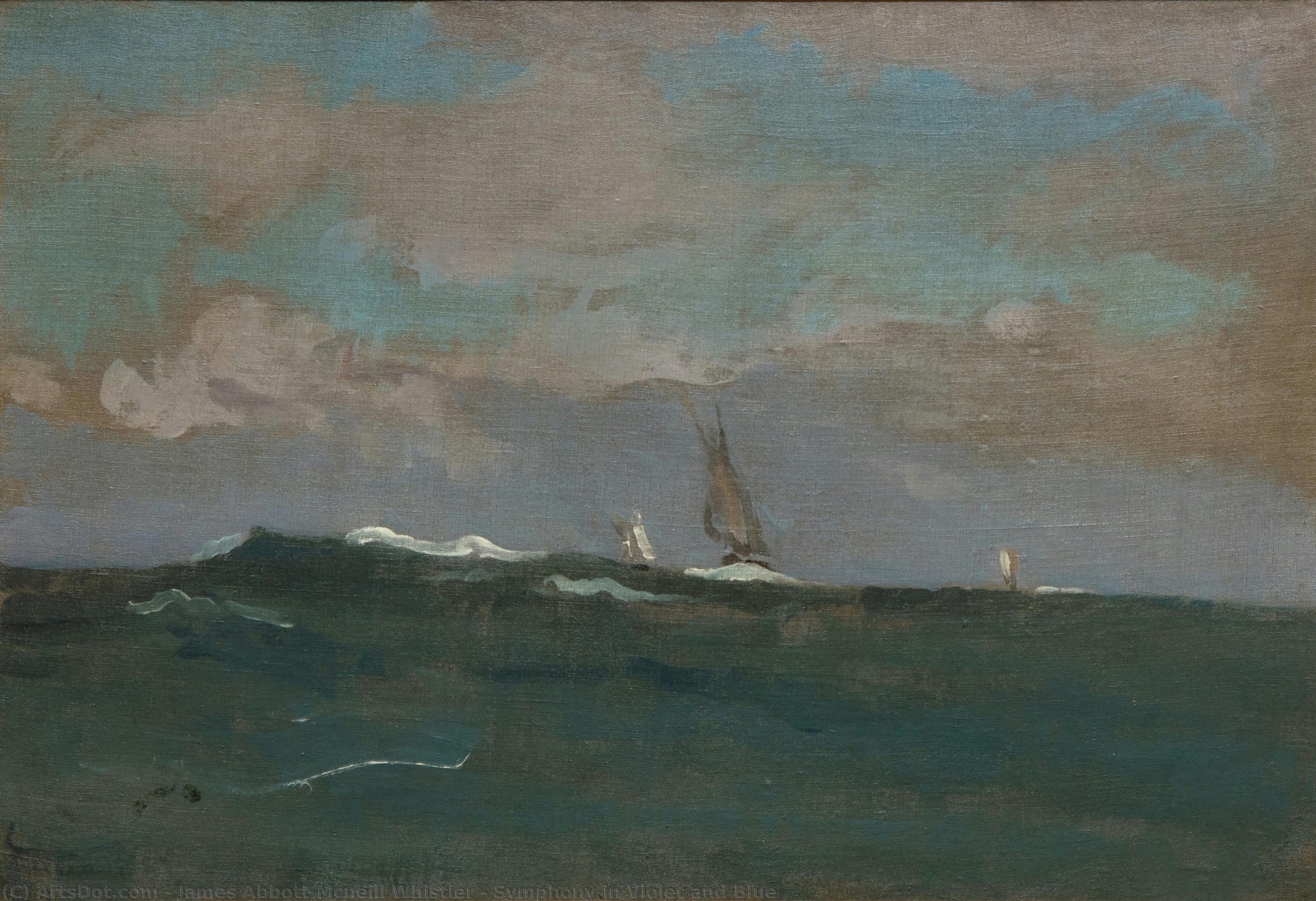 Symphony In Violet And Blue — James Abbott Mcneill Whistler