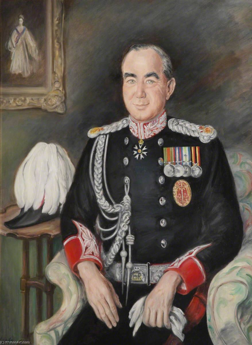 Falklands Portraits Sir Rex Hunt (b.1926), Governor — Caroline Hobart