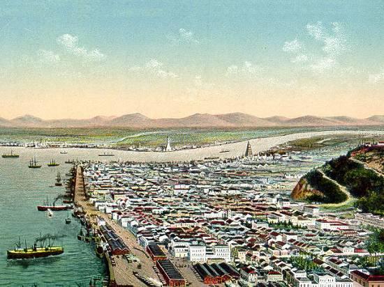 Português Porto De Santos Na Primeira Guerra Mundial English Port Of Santos At The Time Of The World War I — Benedito Calixto