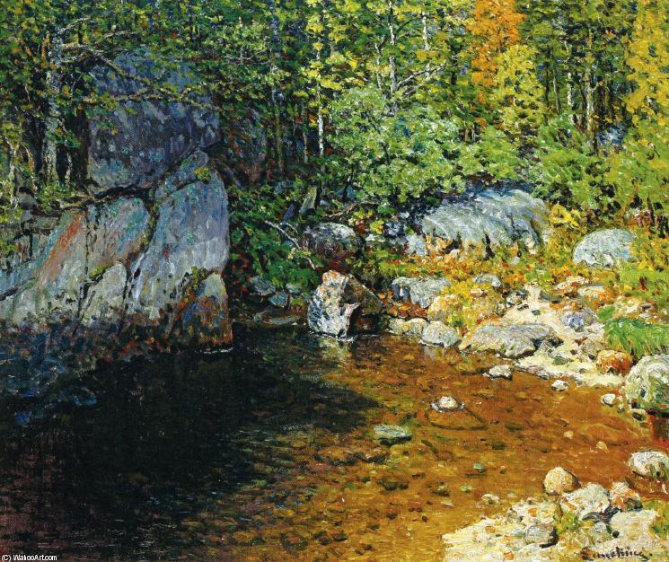 Woodland Pool, Newry, Maine — John Joseph Enneking