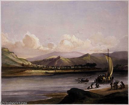 Camp Of The Gros Ventres Of The Prairies — Karl Bodmer