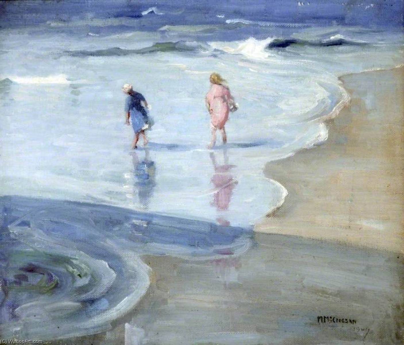 Two Girls Paddling — Mary Mccrossan