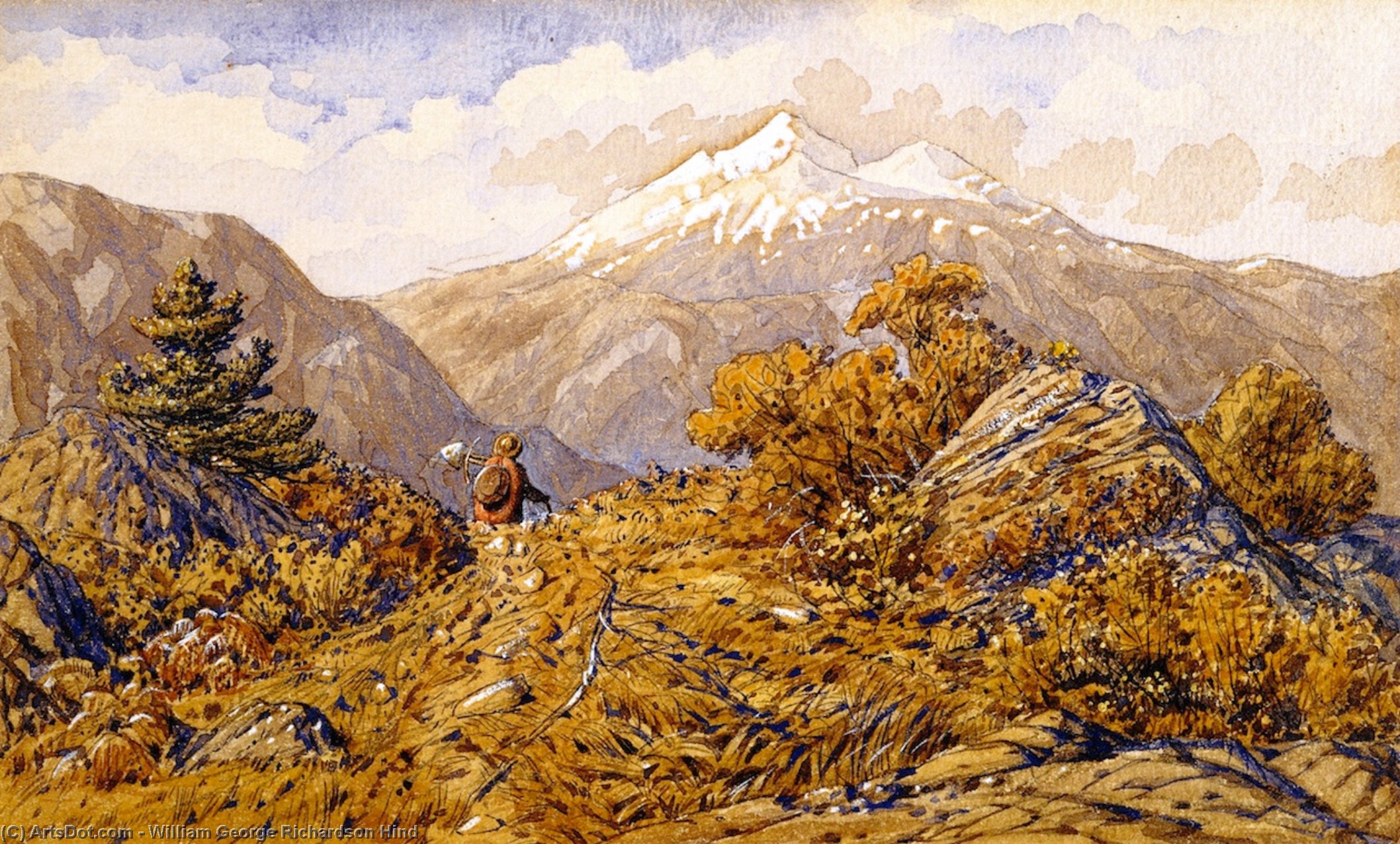 Scene In British Columbia — William George Richardson Hind
