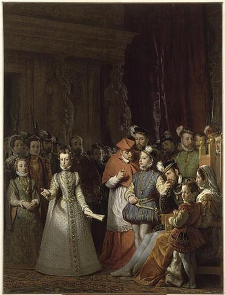 Marie Stuart Au Louvre.1556 — Gillot Saint Evre