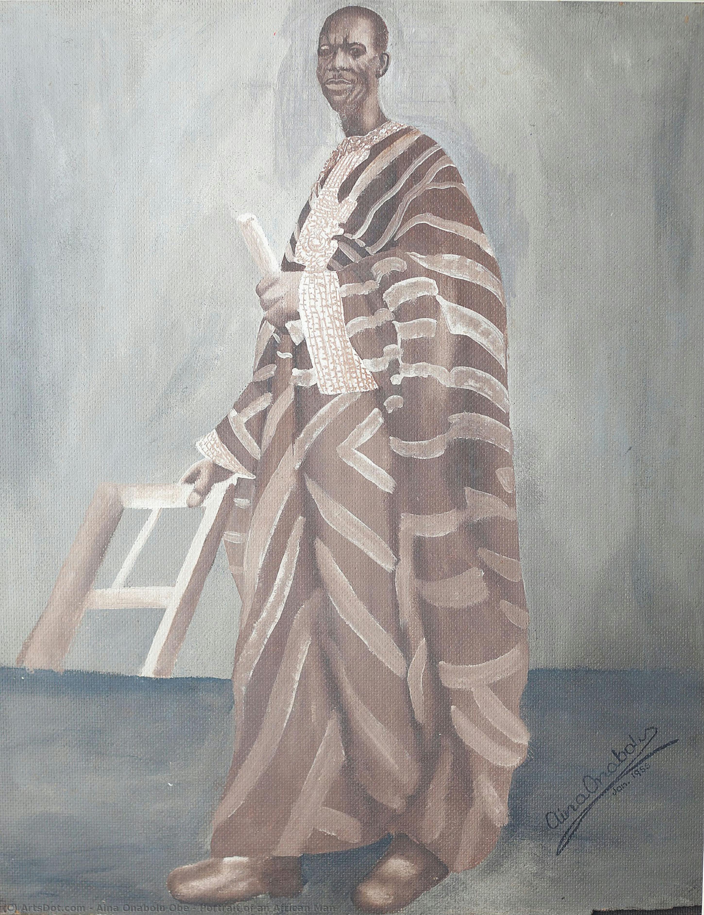 Portrait Of An African Man — Aina Onabolu Obe