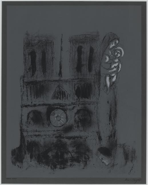 Notre-dame In Gray — Марк Шагал