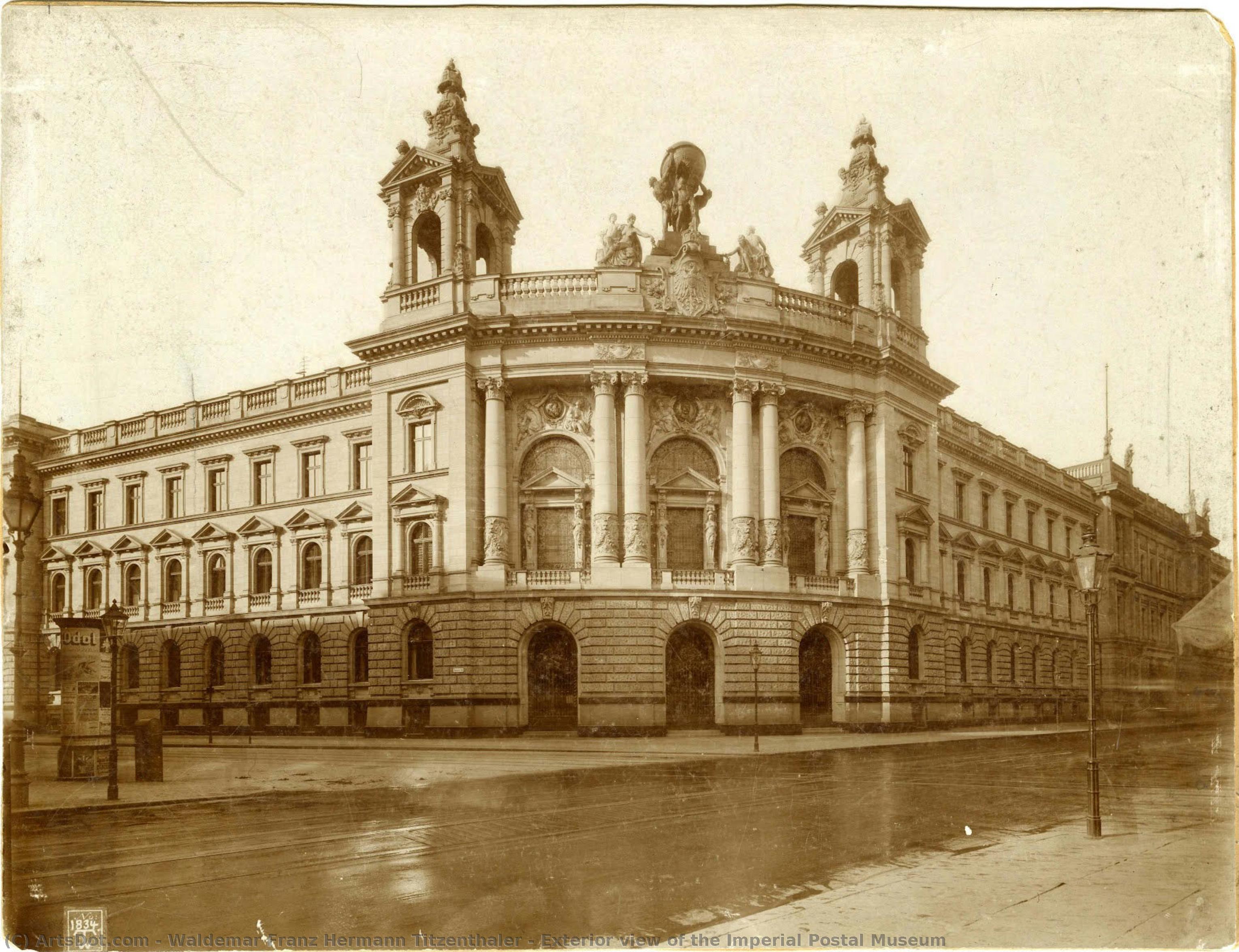 Exterior View Of The Imperial Postal Museum — Waldemar Franz Hermann Titzenthaler