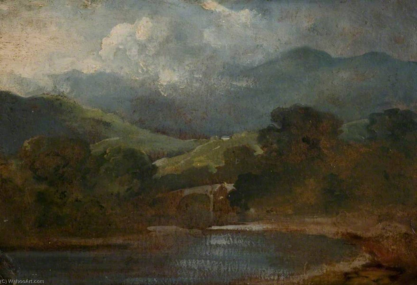 Landscape With A Bridge — George Howland Beaumont