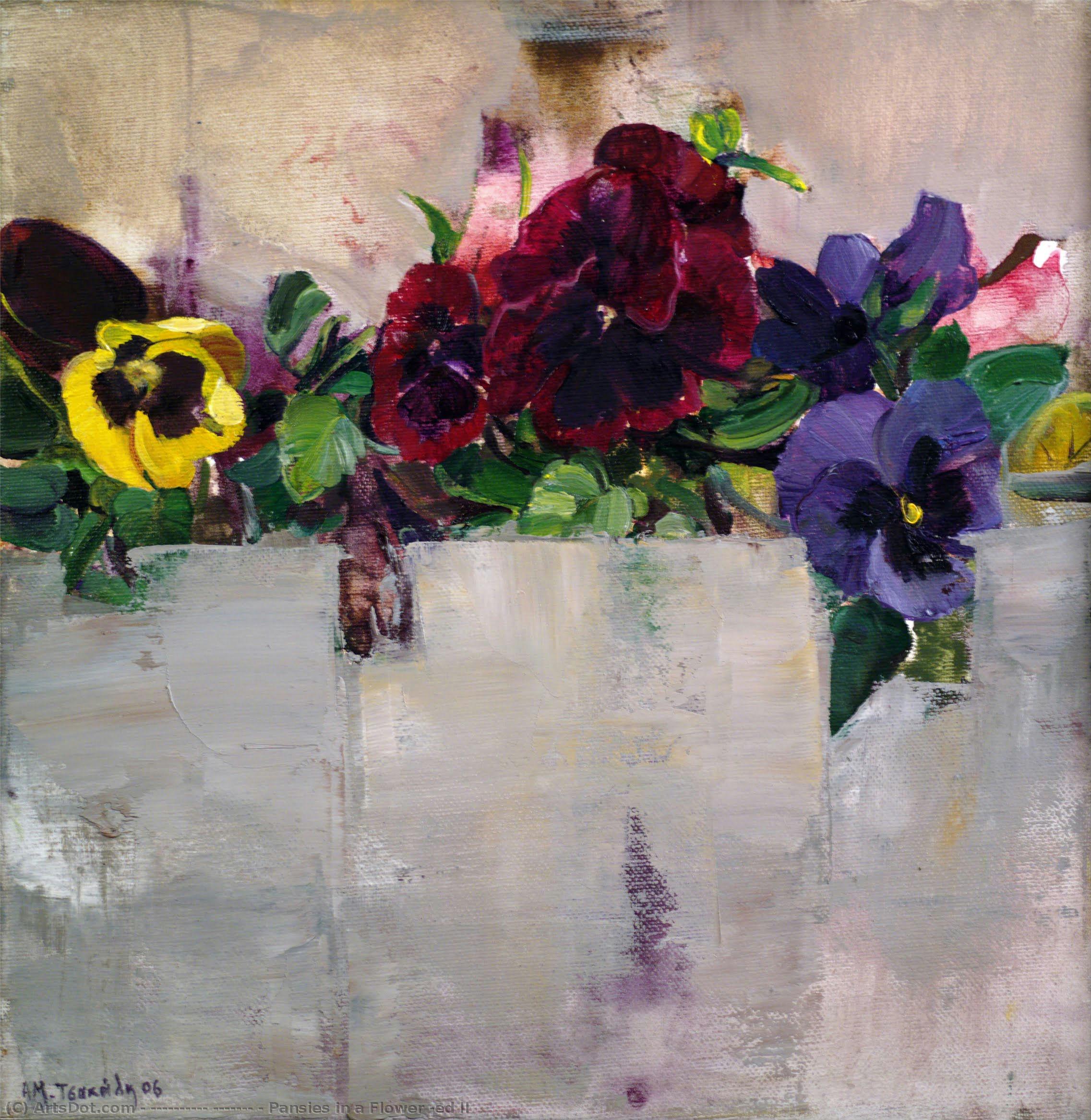 Pansies In A Flower Βed Ii — Максим Никифорович Воробьёв