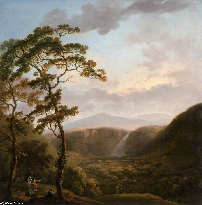 Waterfall At Powerscourt — ジョージ・バレット（長老）