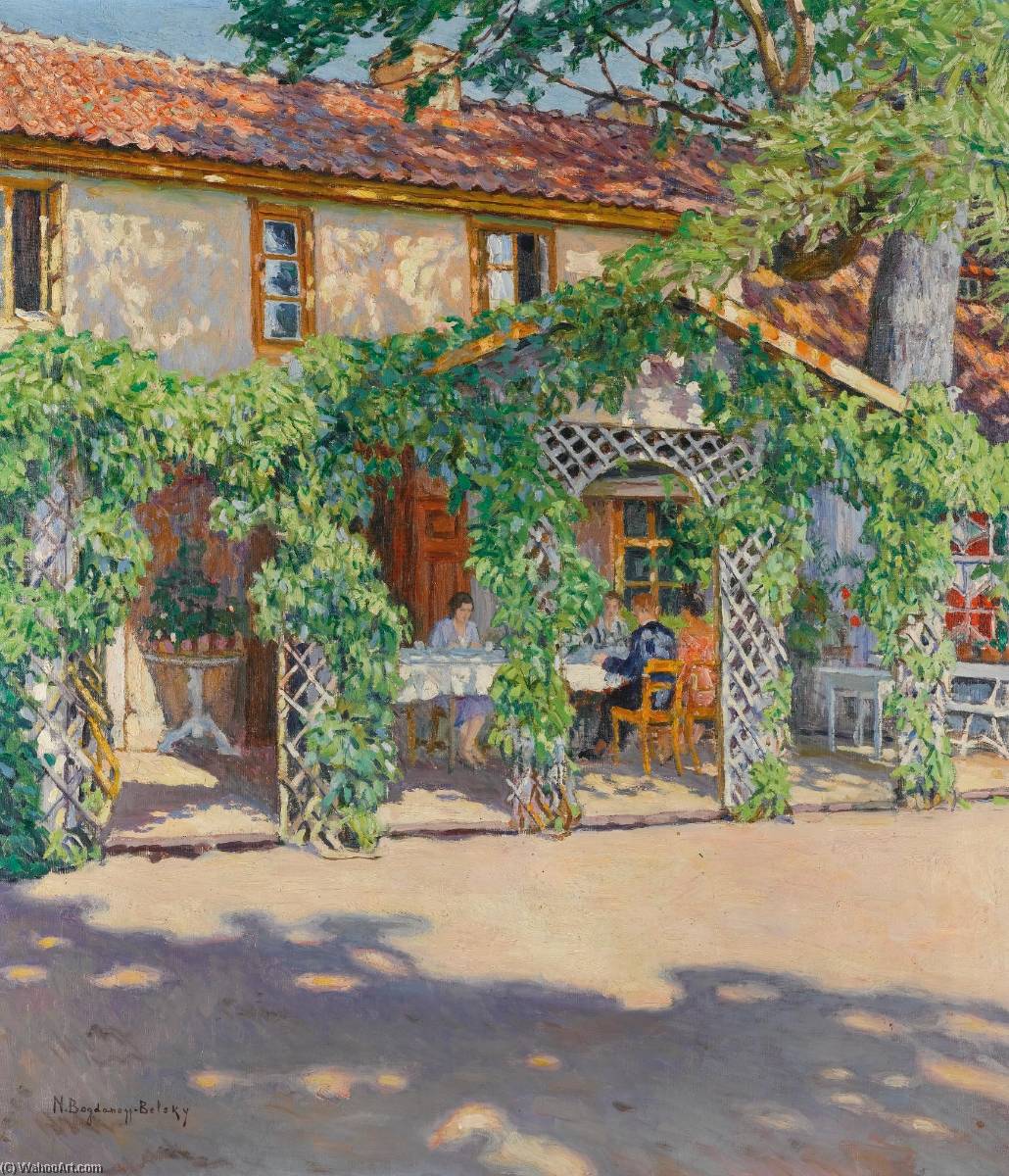 Dacha In The Summer — Nikolai Petrovich Bogdanov Belsky