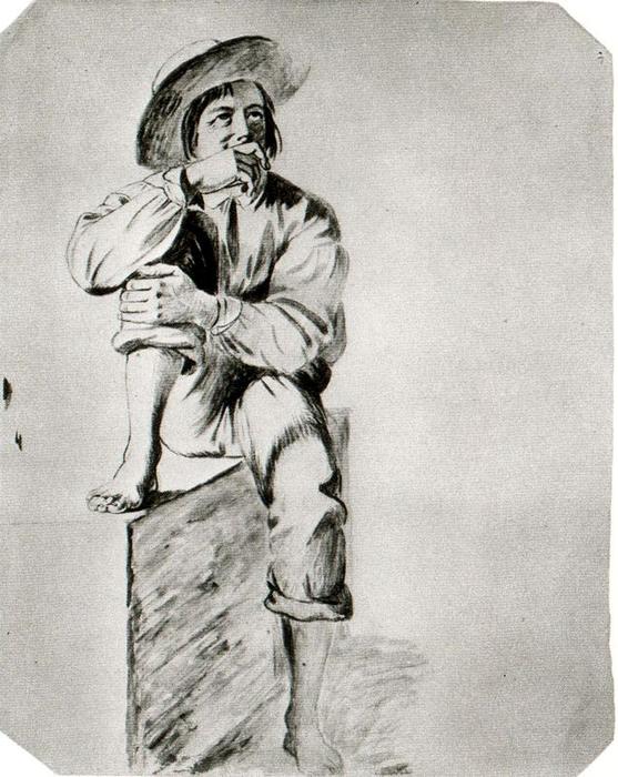 Study Of A Young Spectator — George Caleb Bingham