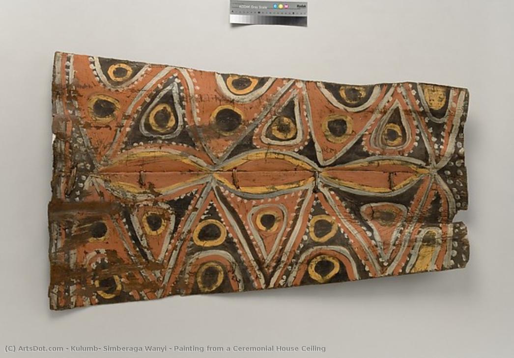 Painting From A Ceremonial House Ceiling — Kulumb, Simberaga Wanyi