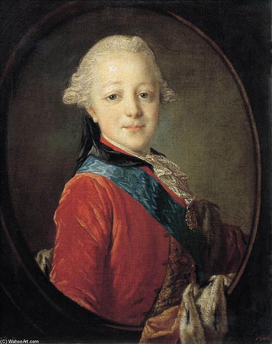 Portrait Of Emperor Paul I As A Child — Fyodor Rokotov
