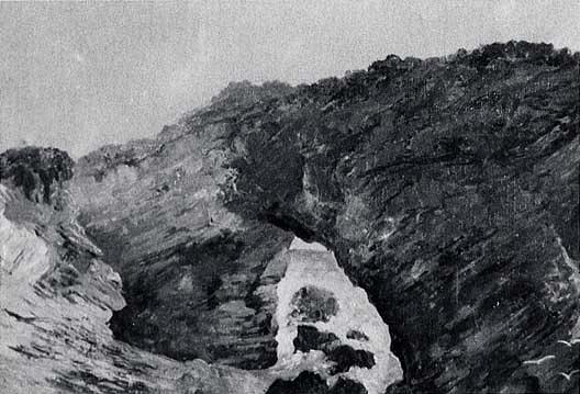 Santa Cruz Rocks, (painting) — Von Luerzer