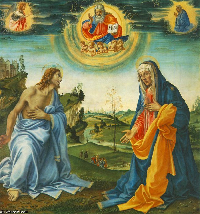 Intervention Of Christ And Mary — Filippino Lippi