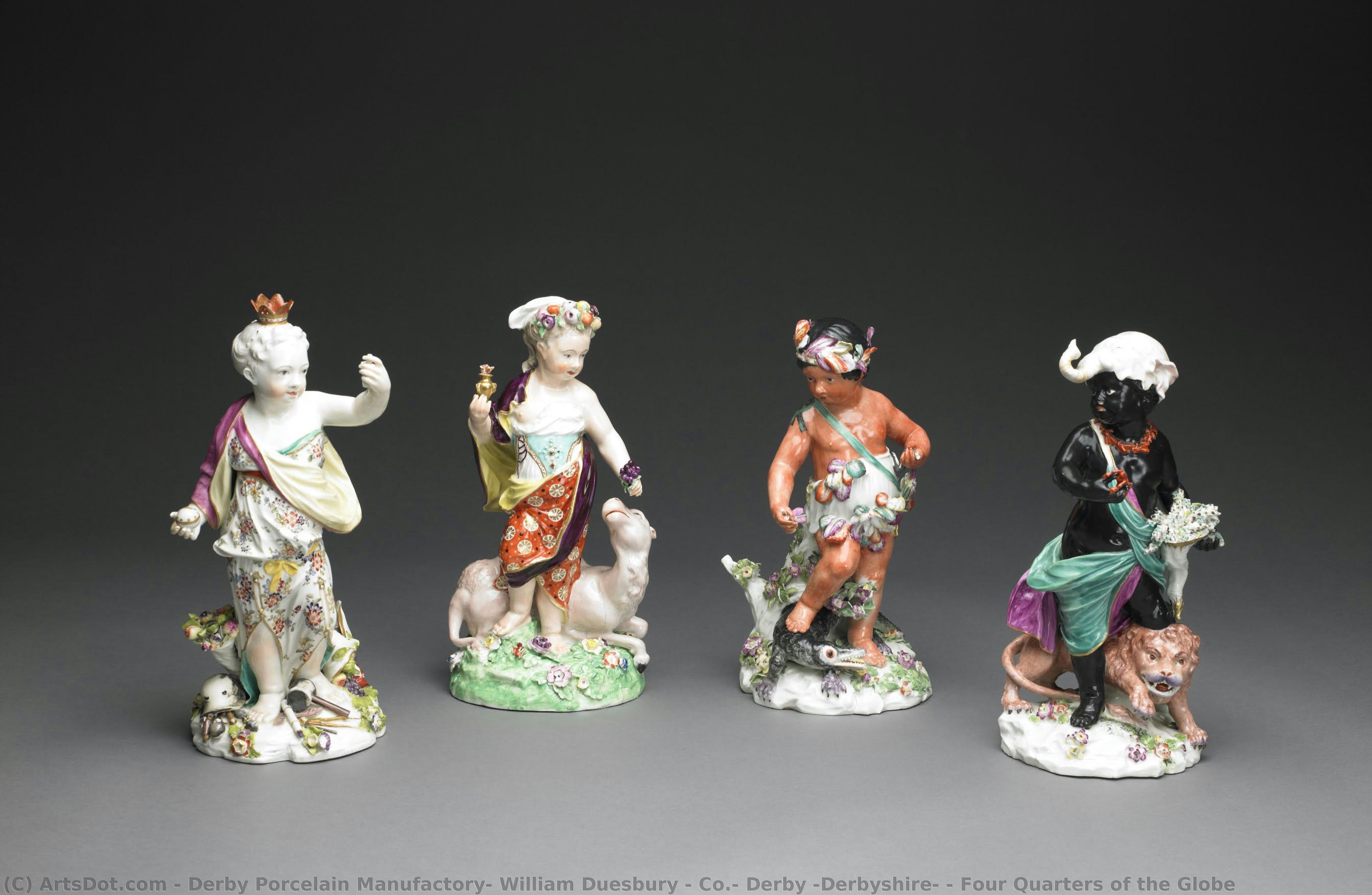 Four Quarters Of The Globe — Derby Porcelain Manufactory, William Duesbury & Co., Derby (derbyshire)