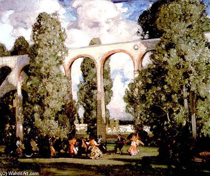 The Fiesta — Alfred Edward East