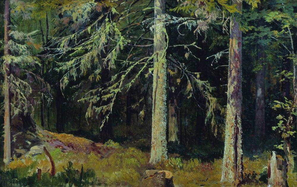 Fir Forest — Ivan Ivanovich Shishkin