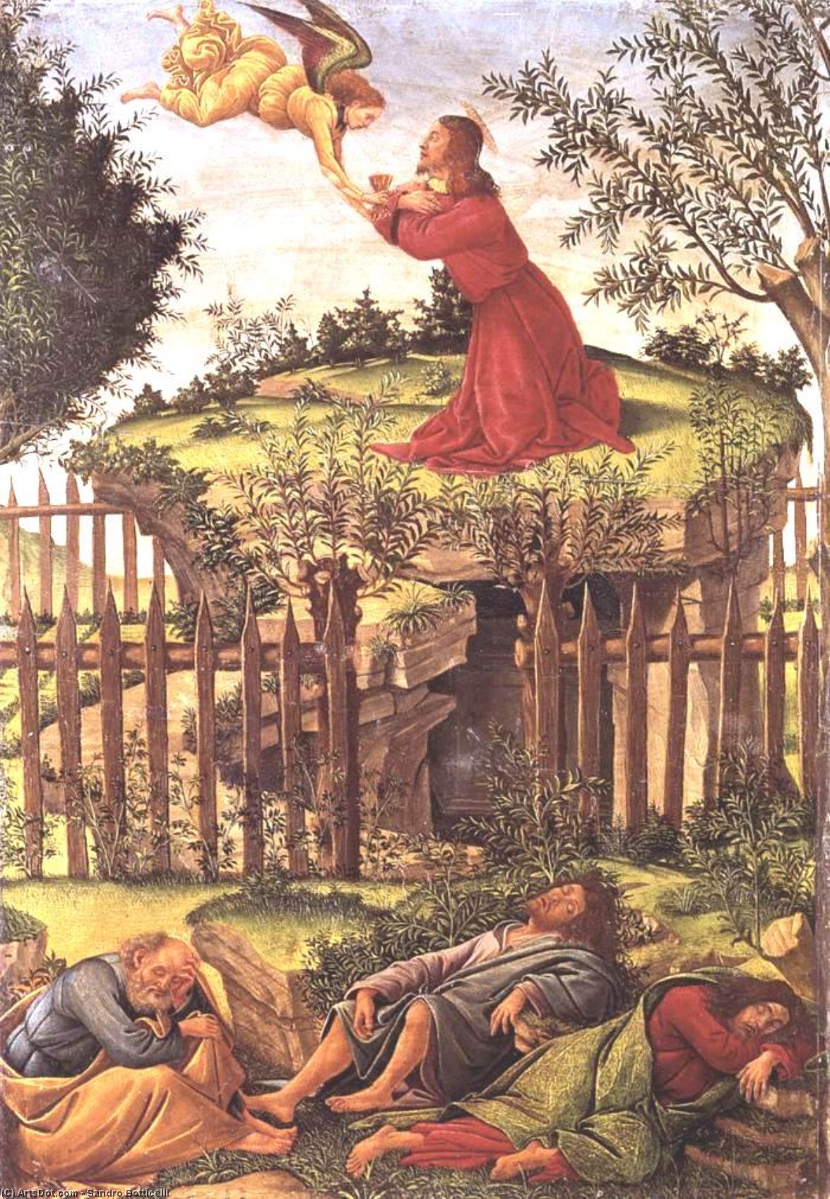 Agony In The Garden — Sandro Botticelli