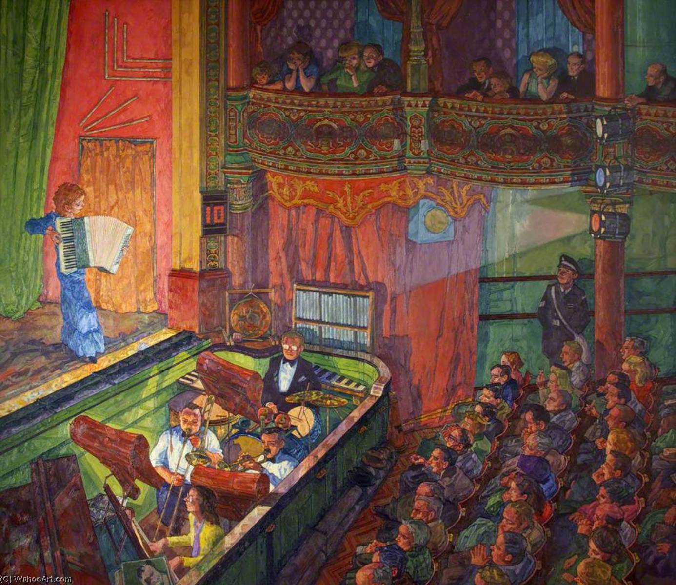 Accordion Player — Francis Hewlett