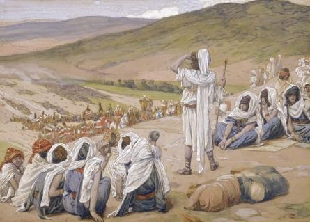 Jacob Sees Esau Coming To Meet Him — Jacques Joseph Tissot