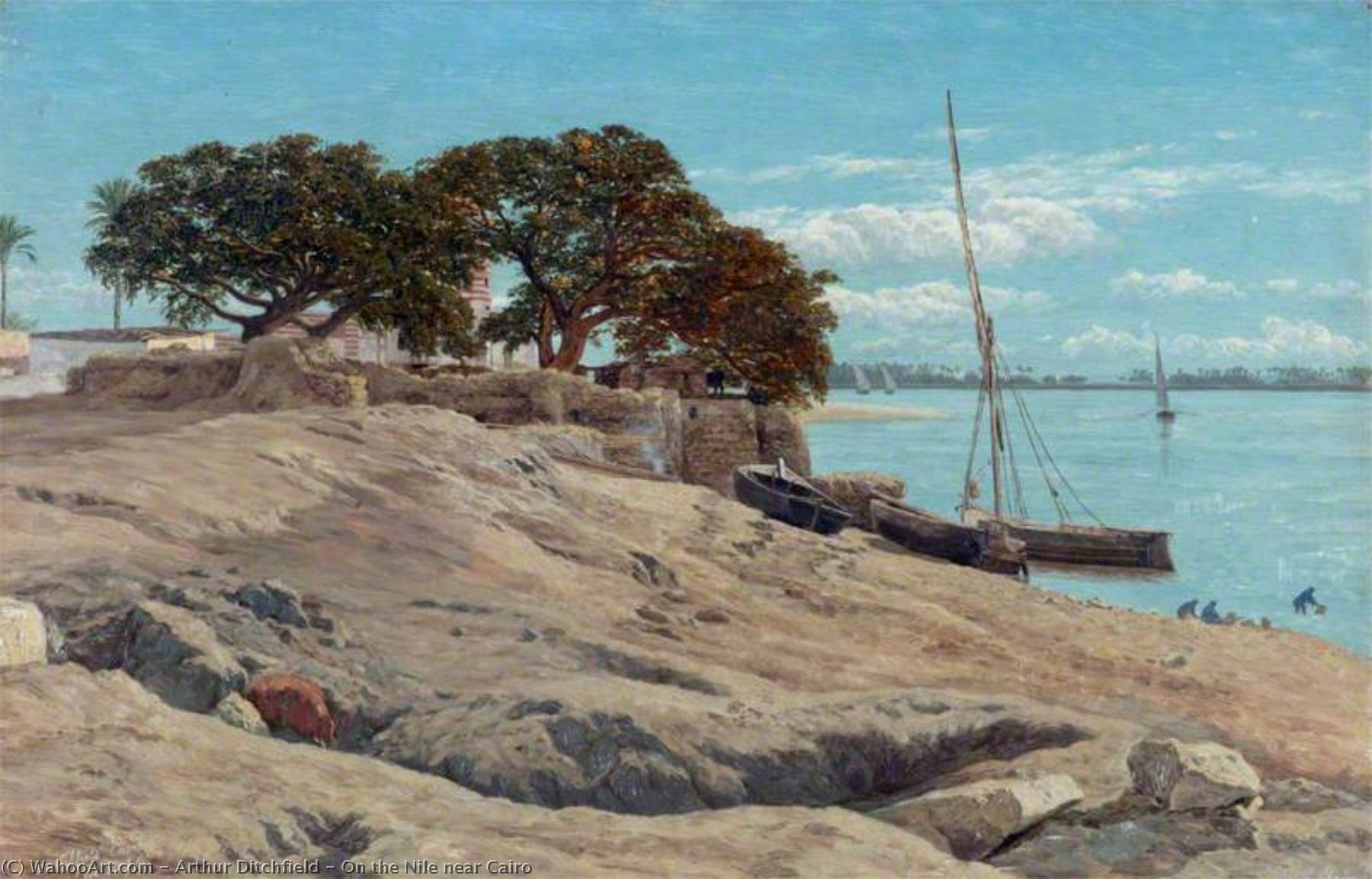 On The Nile Near Cairo — Arthur Ditchfield