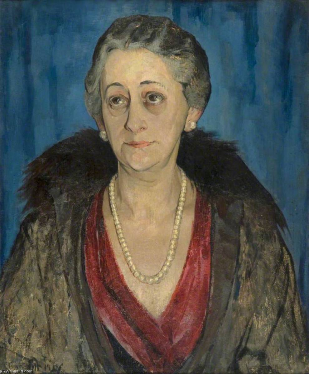 Portrait Of A Polish Lady (baroness Posznanska) — Alexander Stuart Hill