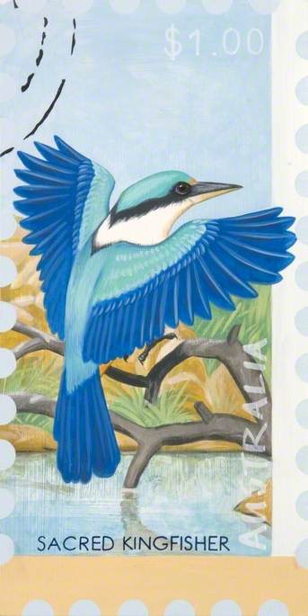 'dreams Of Australia' Series, Sacred Kingfisher — Antonia Phillips