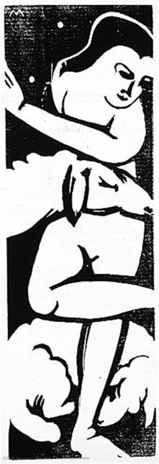 The Shepherdness — フランツ・マルク