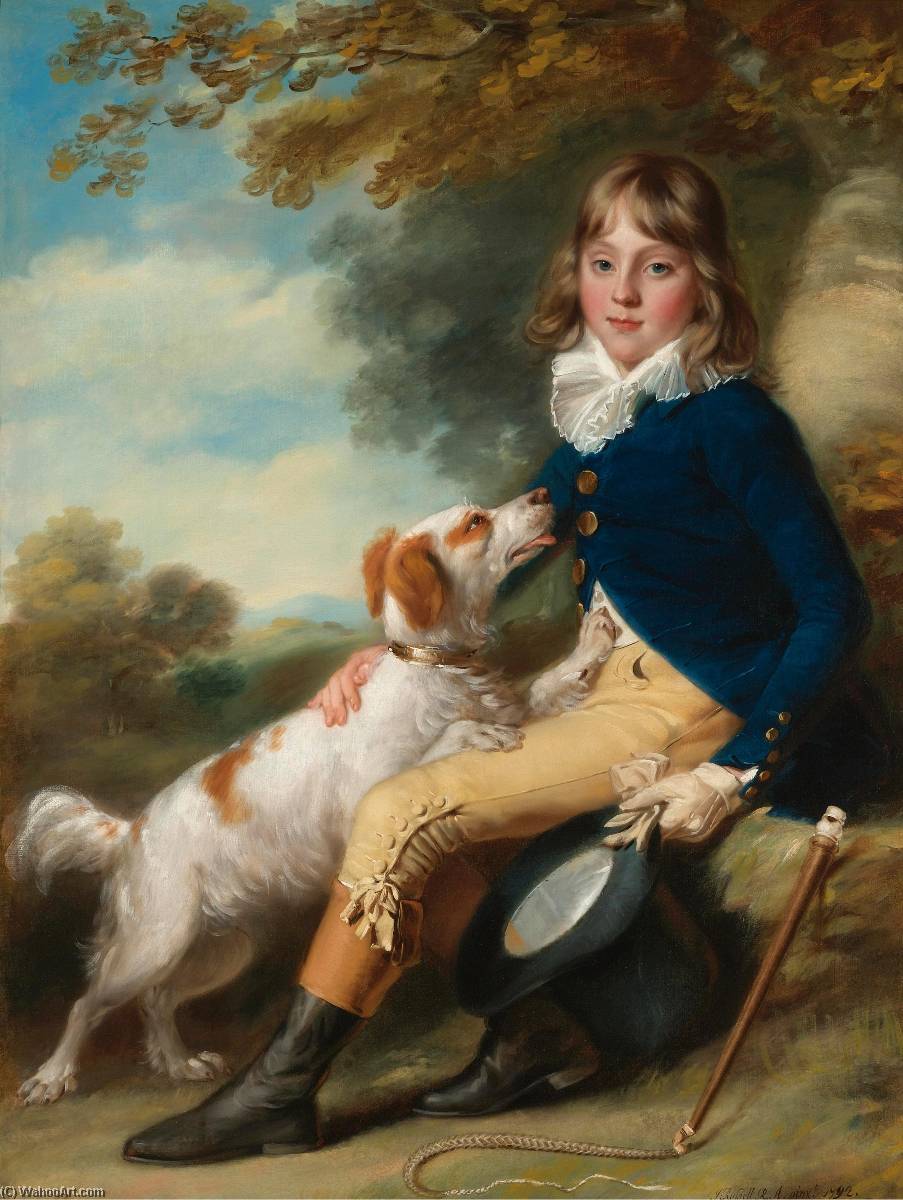 Portrait Of Mary Sheppard Portrait Of Thomas Sheppard A Pair — John Peter Russell