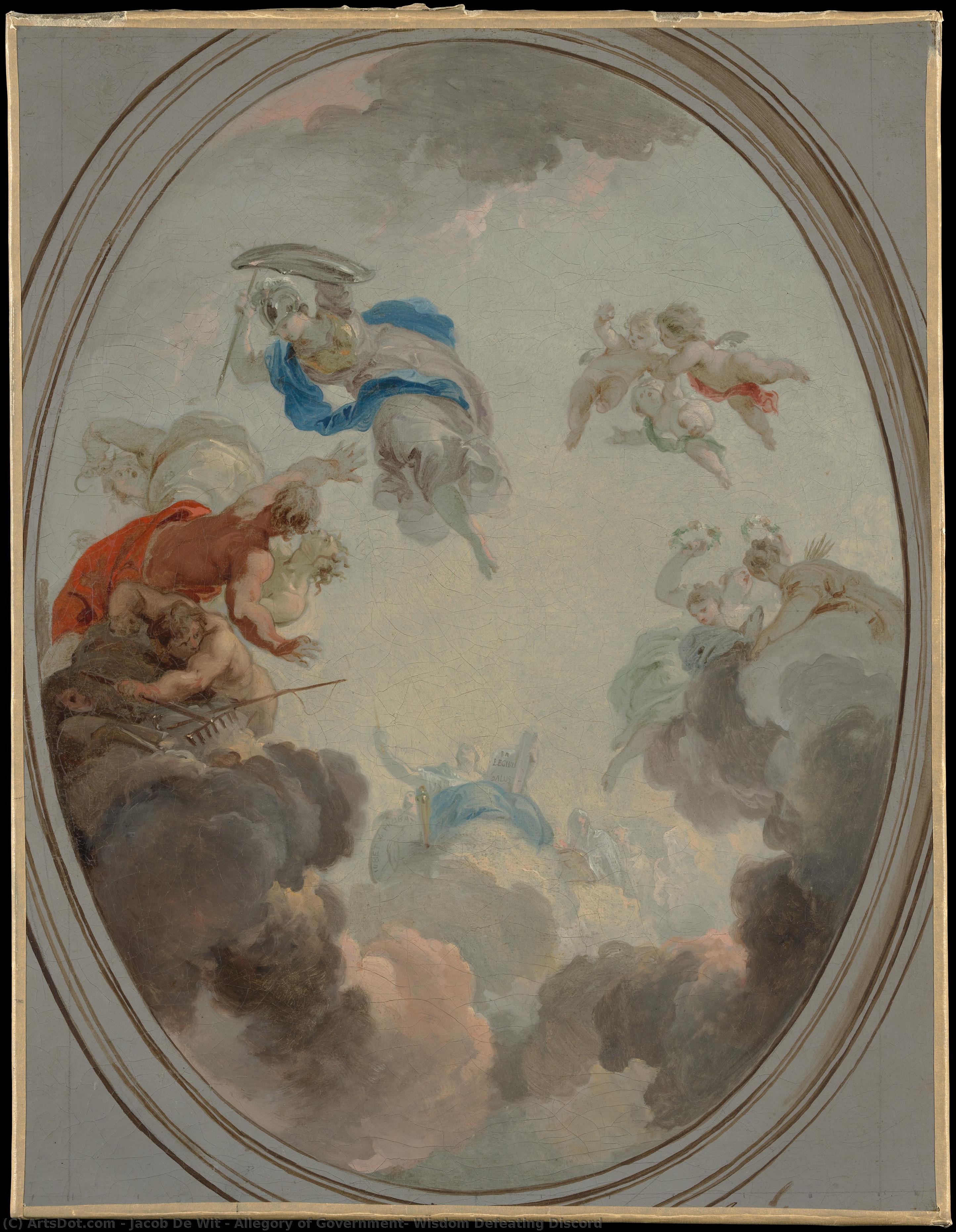 Allegory Of Government: Wisdom Defeating Discord — Jacob De Wit