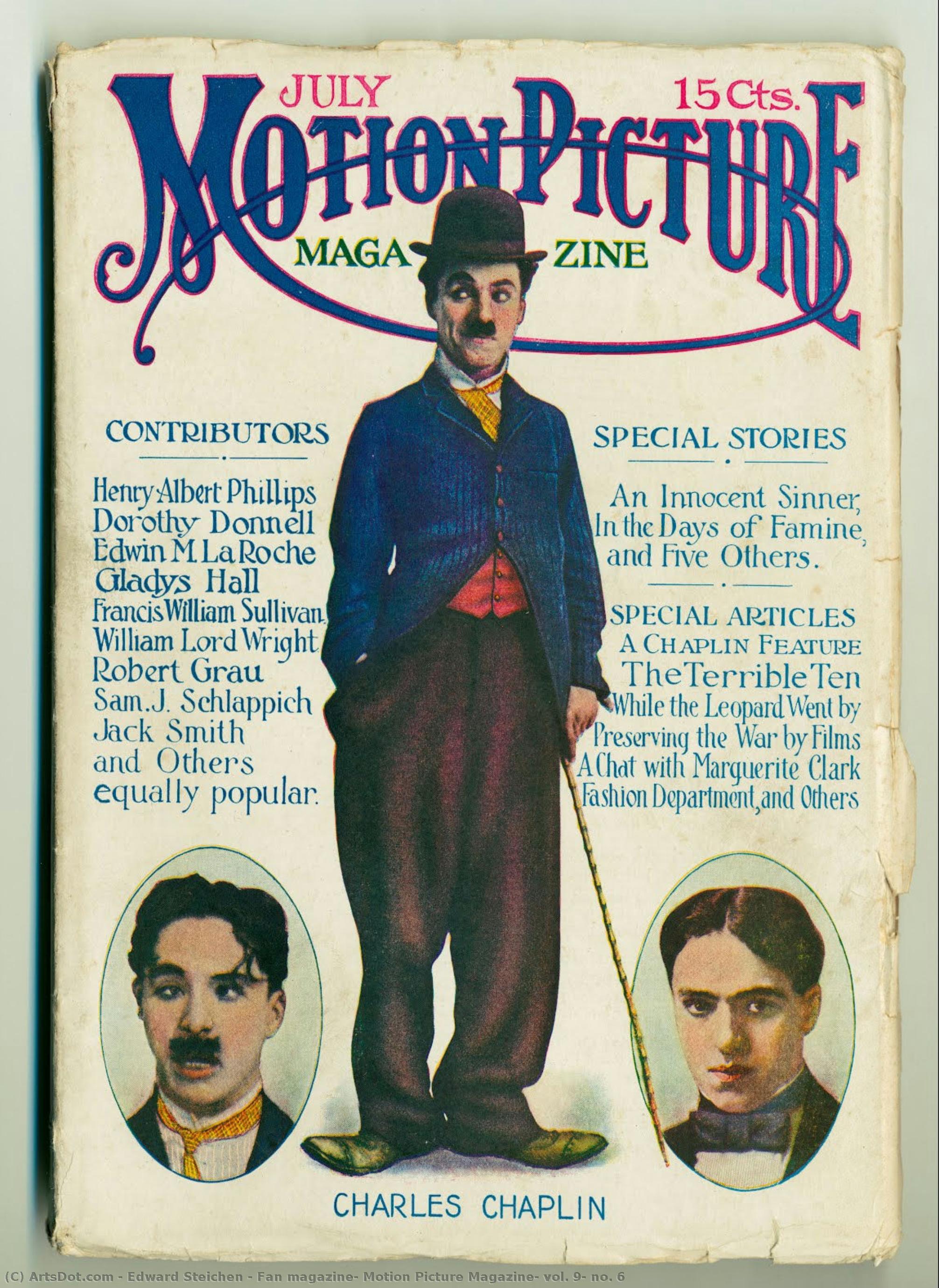 Fan Magazine, Motion Picture Magazine, Vol. 9, No. 6 — Edward Steichen