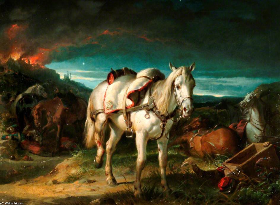 Riderless Horse After The Battle Of Sedan — Thomas Barker