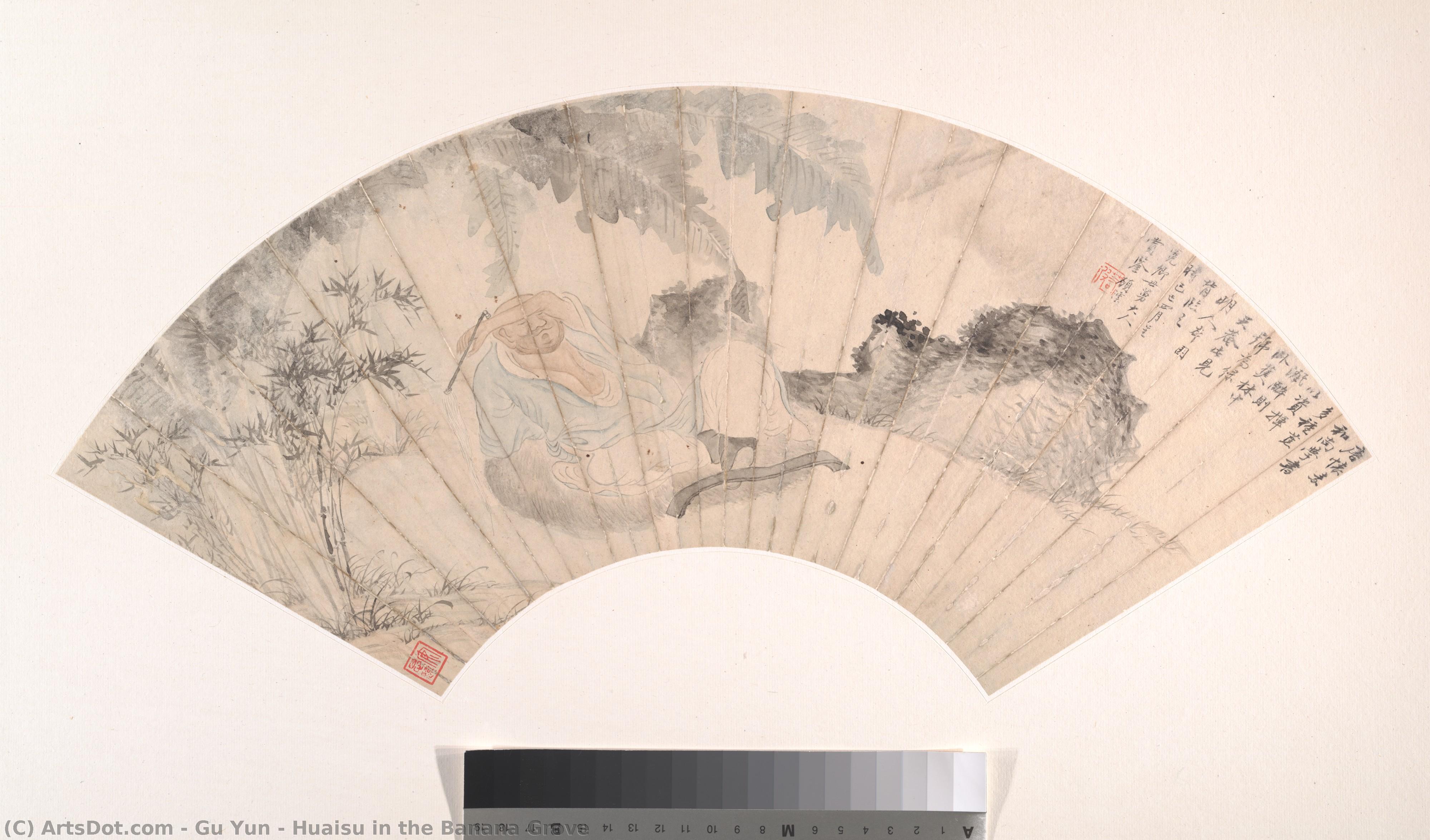 Huaisu In The Banana Grove — Gu Yun