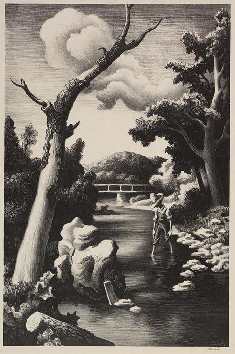 Shallow Creek — Thomas Hart Benton