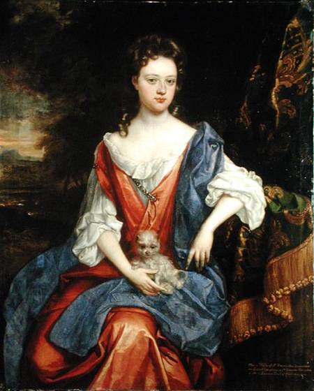 Portrait Of Mary, Lady Barrington Bourchier — Willem Wissing